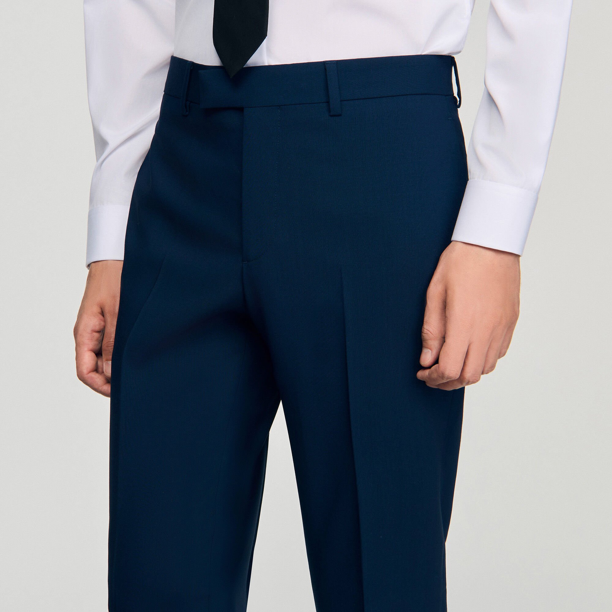 Pantalón de traje de lana