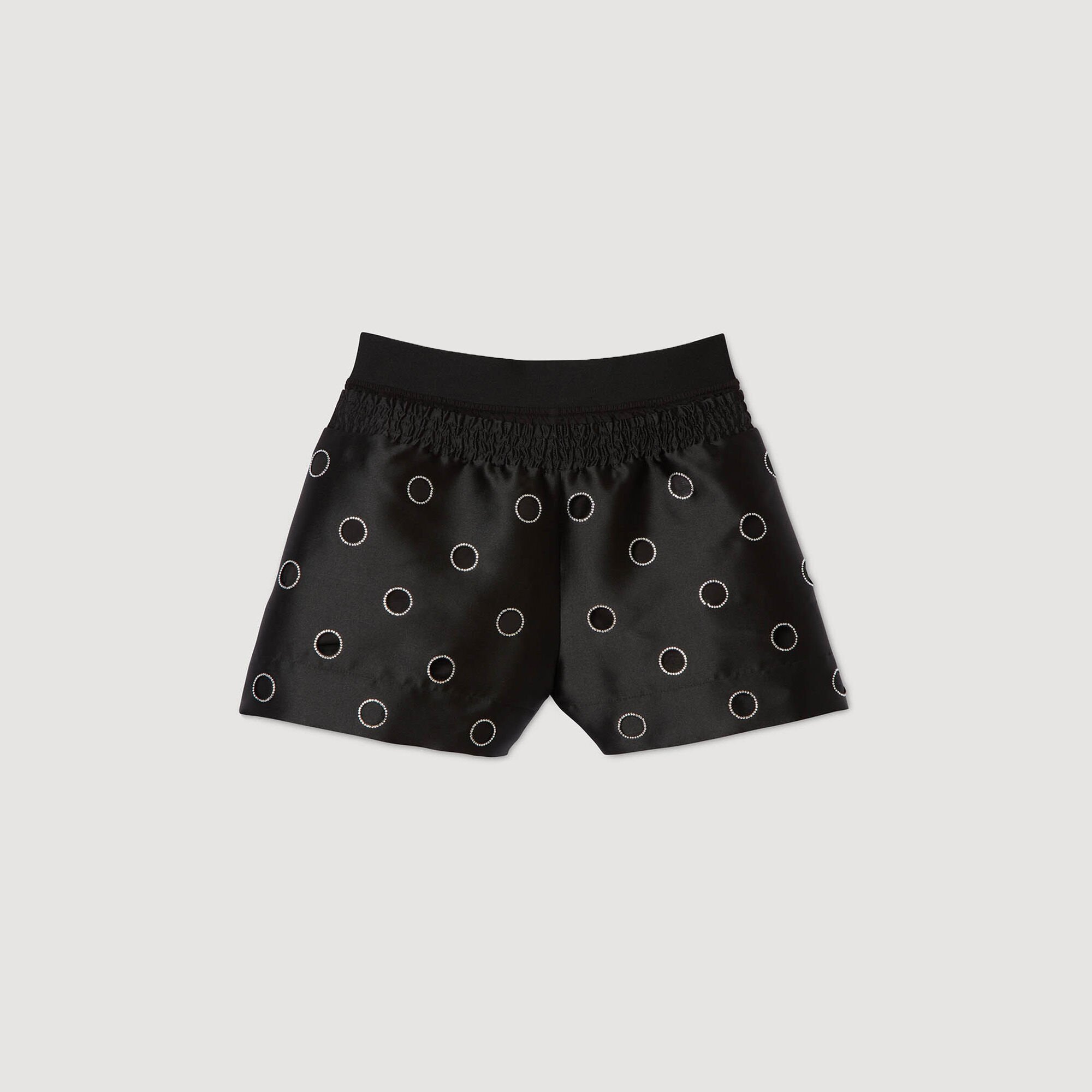 Pantalón corto con strass