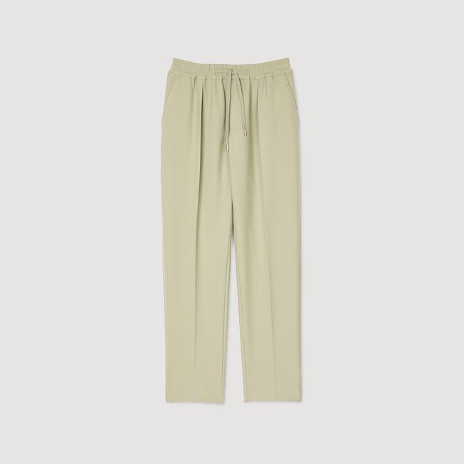 Pantalón recto elástico