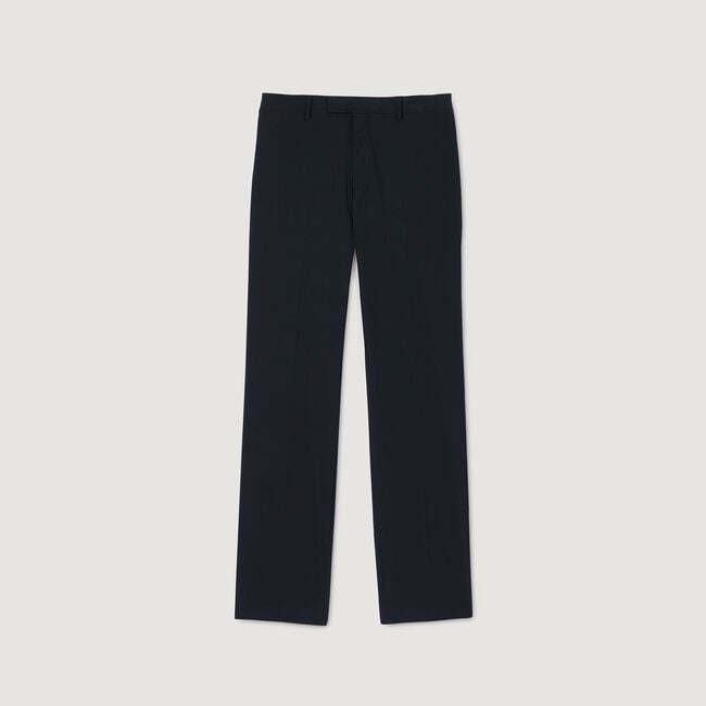 Pantalón de traje en lana