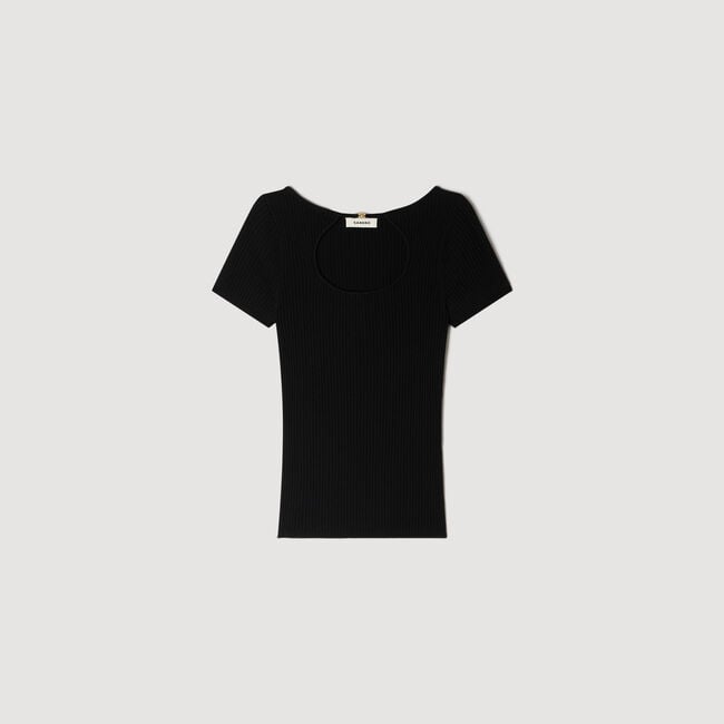 Jersey con cuello calado