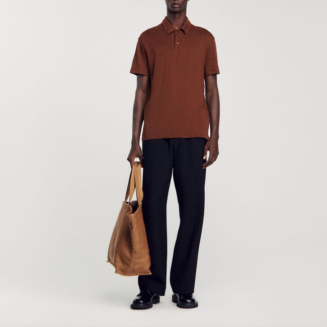 Polo de lino