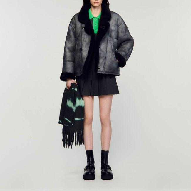 Abrigo de piel de borrego