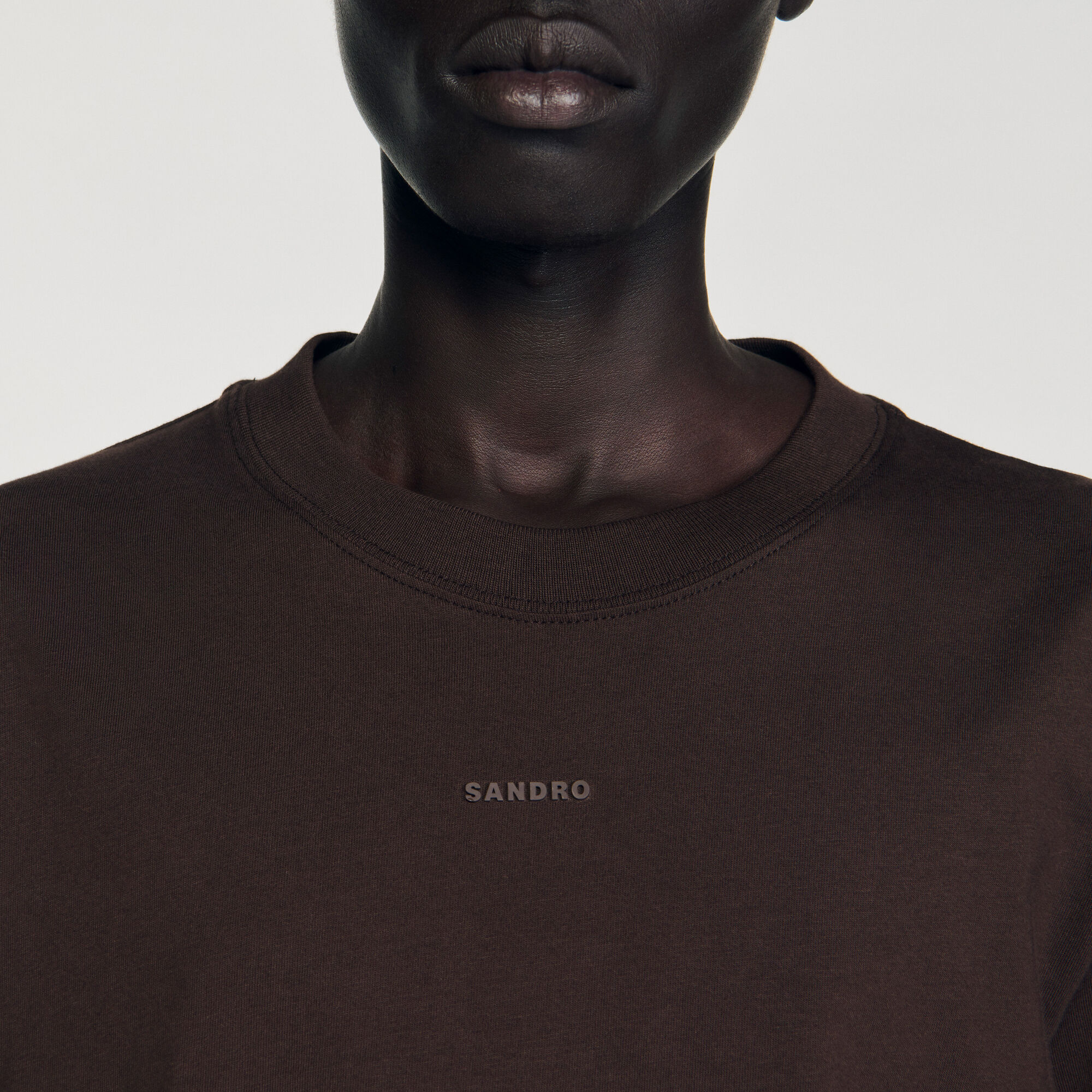 Camiseta de algodón con logotipo