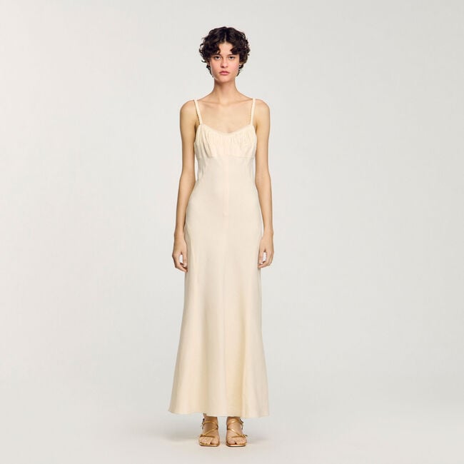 Vestido largo de tirantes