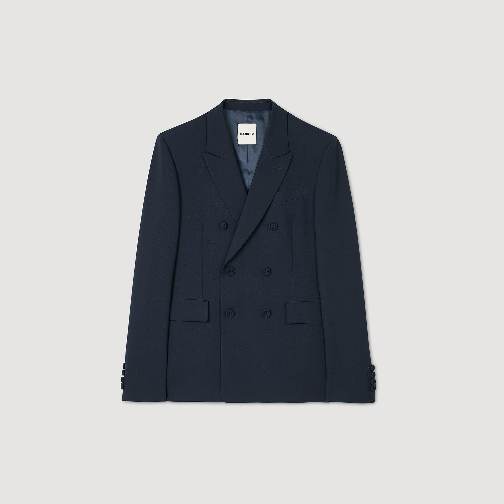 Chaqueta de traje cruzada - Hombre | Sandro