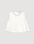 Top corto tablas y cuello de strass