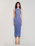 Vestido midi de punto