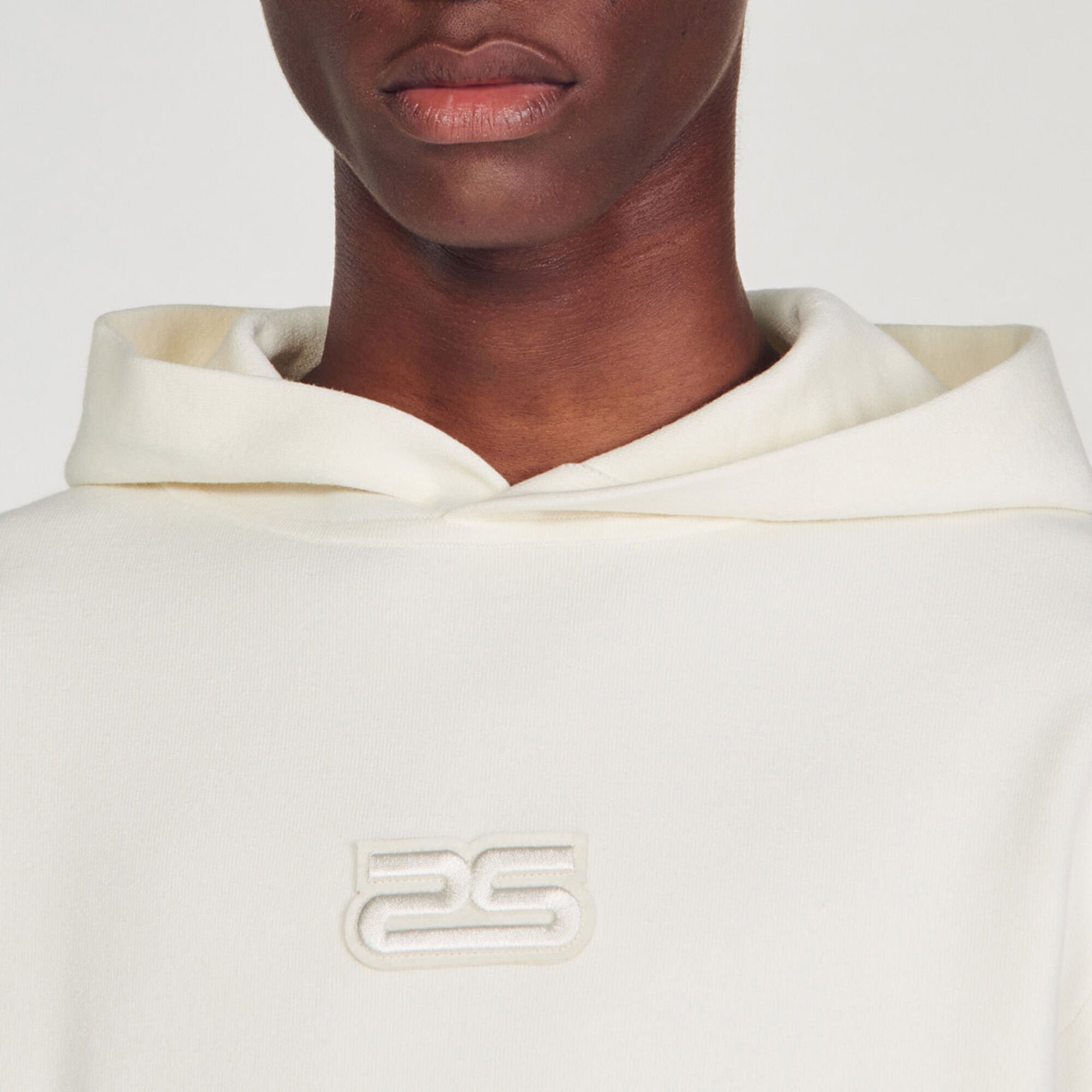 Sudadera de punto con capucha