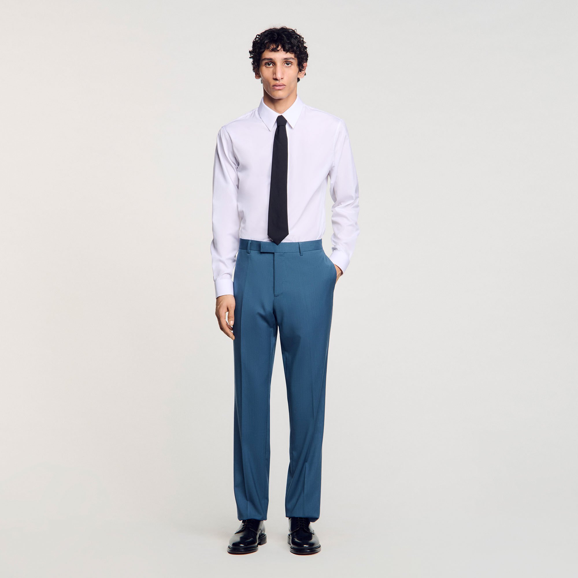 Pantalón de traje de lana