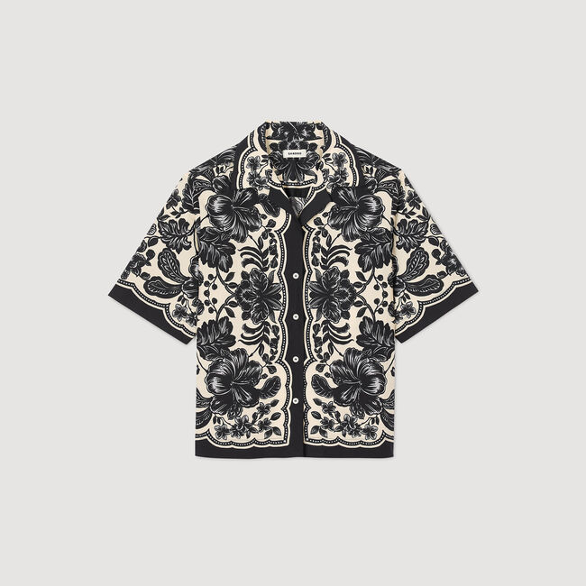 Camisa con estampado floral