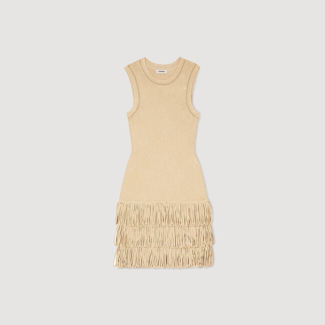 Vestido corto de punto