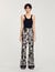 Pantalón con estampado floral