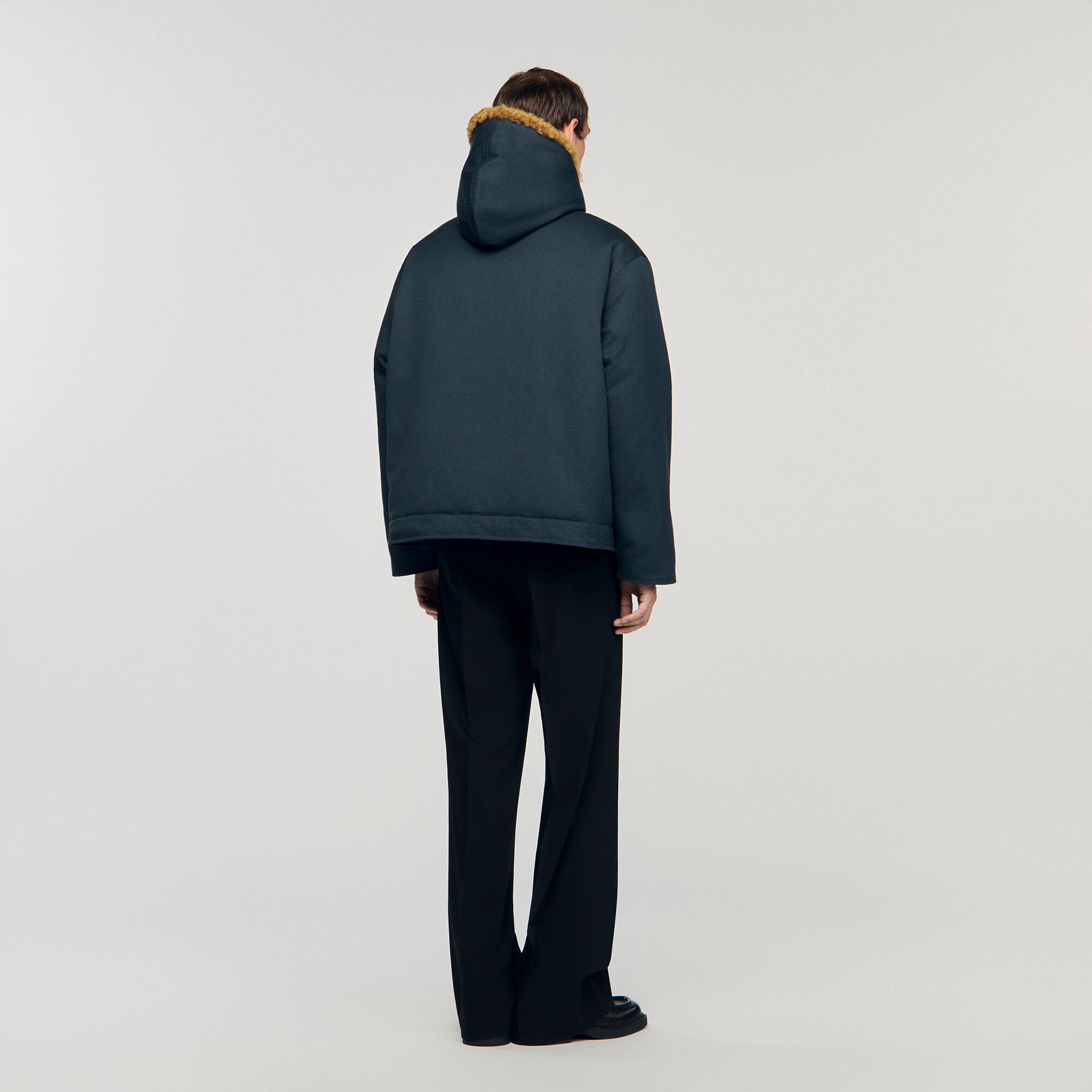 Parka de algodón con capucha