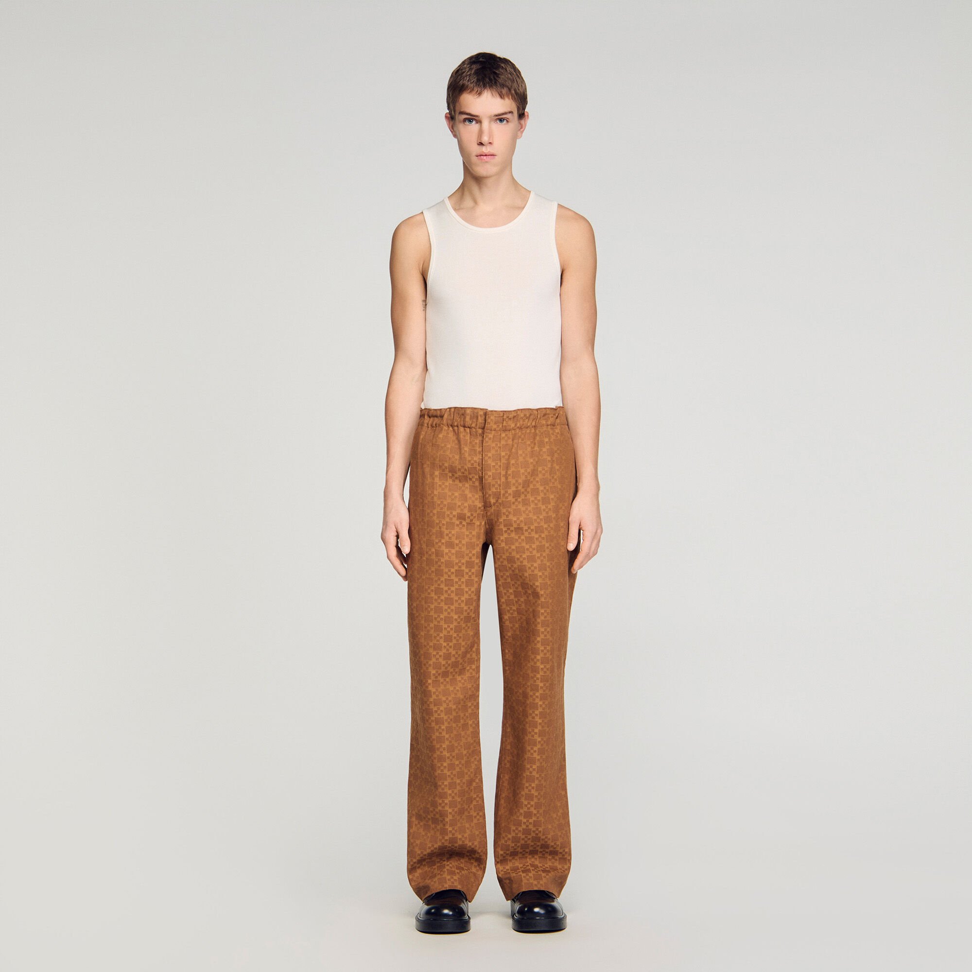 Vaquero ancho jacquard Square Cross