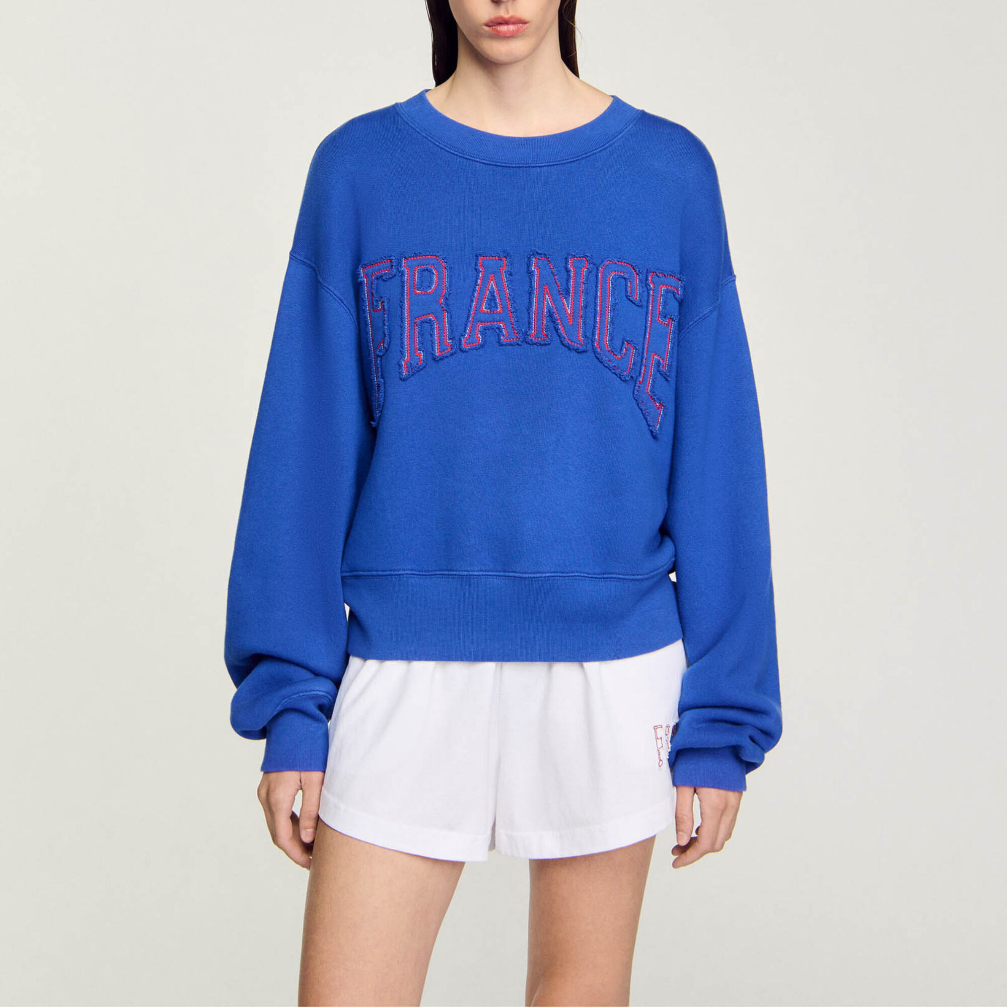 Sudadera con bordado &laquo;France&raquo; - Mujer | Sandro