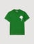 Camiseta con parche de flor