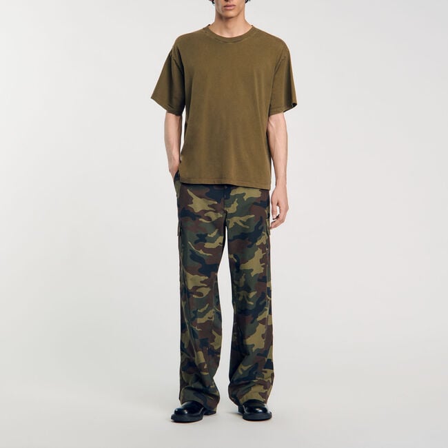 Camiseta efecto descolorido