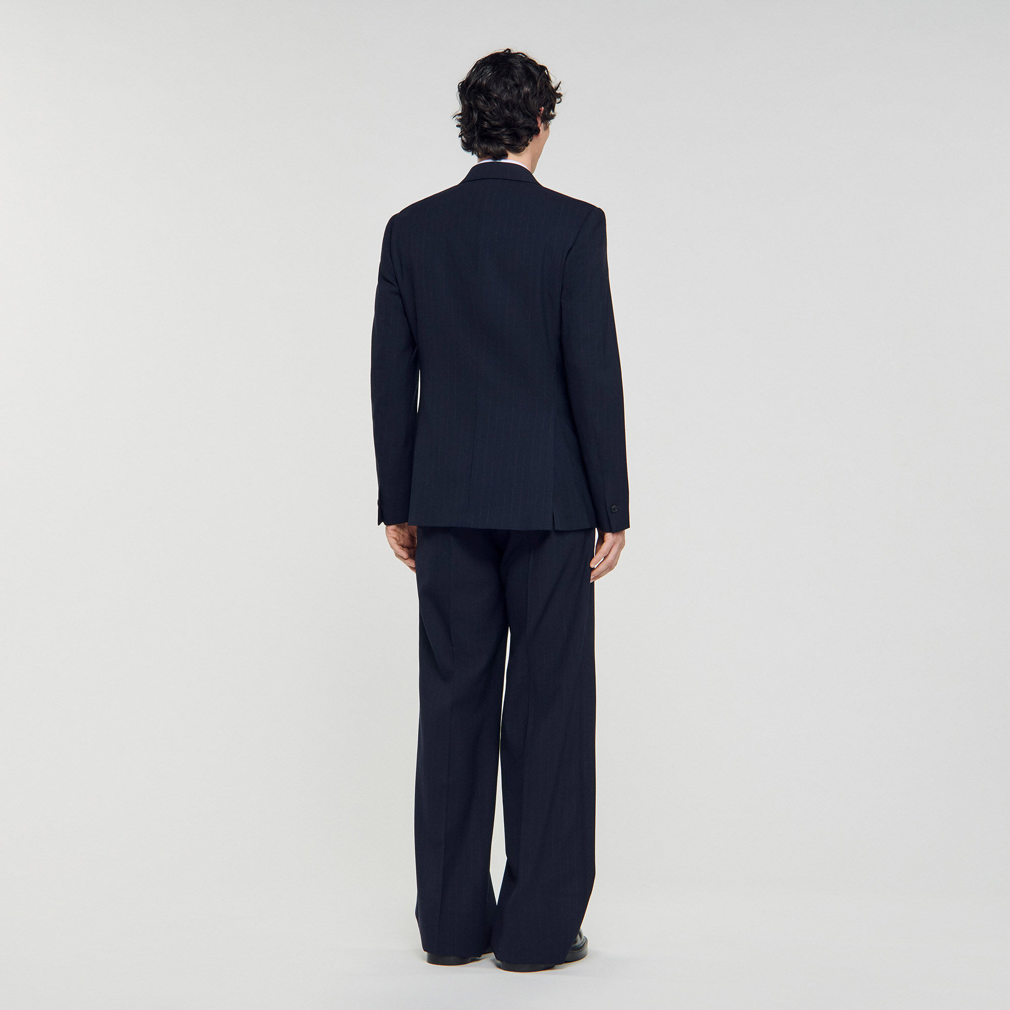 Chaqueta de traje cruzada