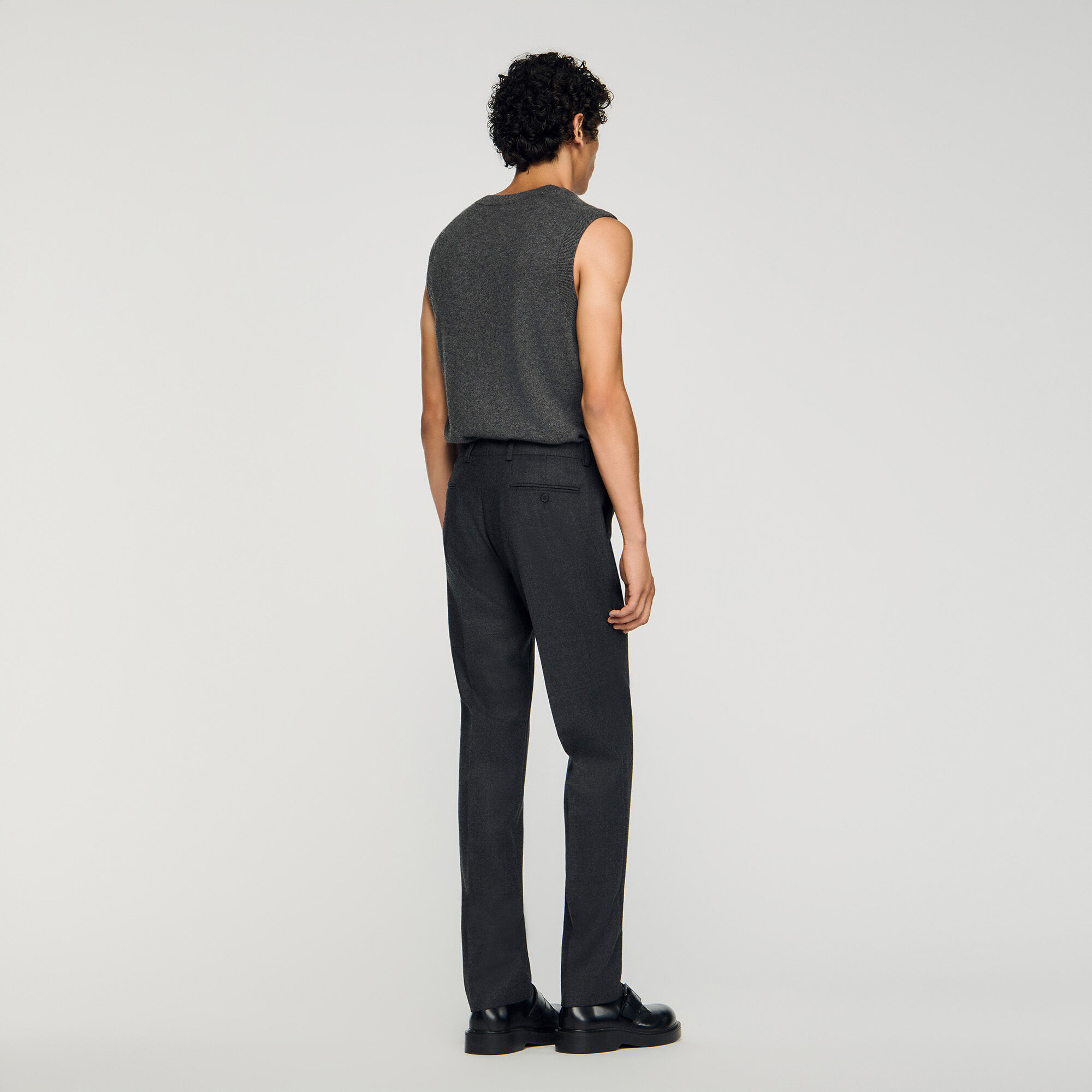 Pantal&oacute;n de traje de lana