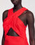Vestido largo cruzado