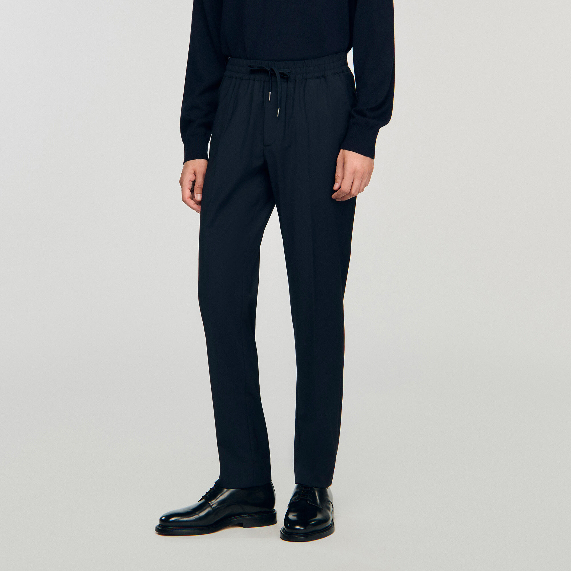 Pantalón recto elástico