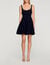 Vestido corto con cuello de strass - Mujer | Sandro