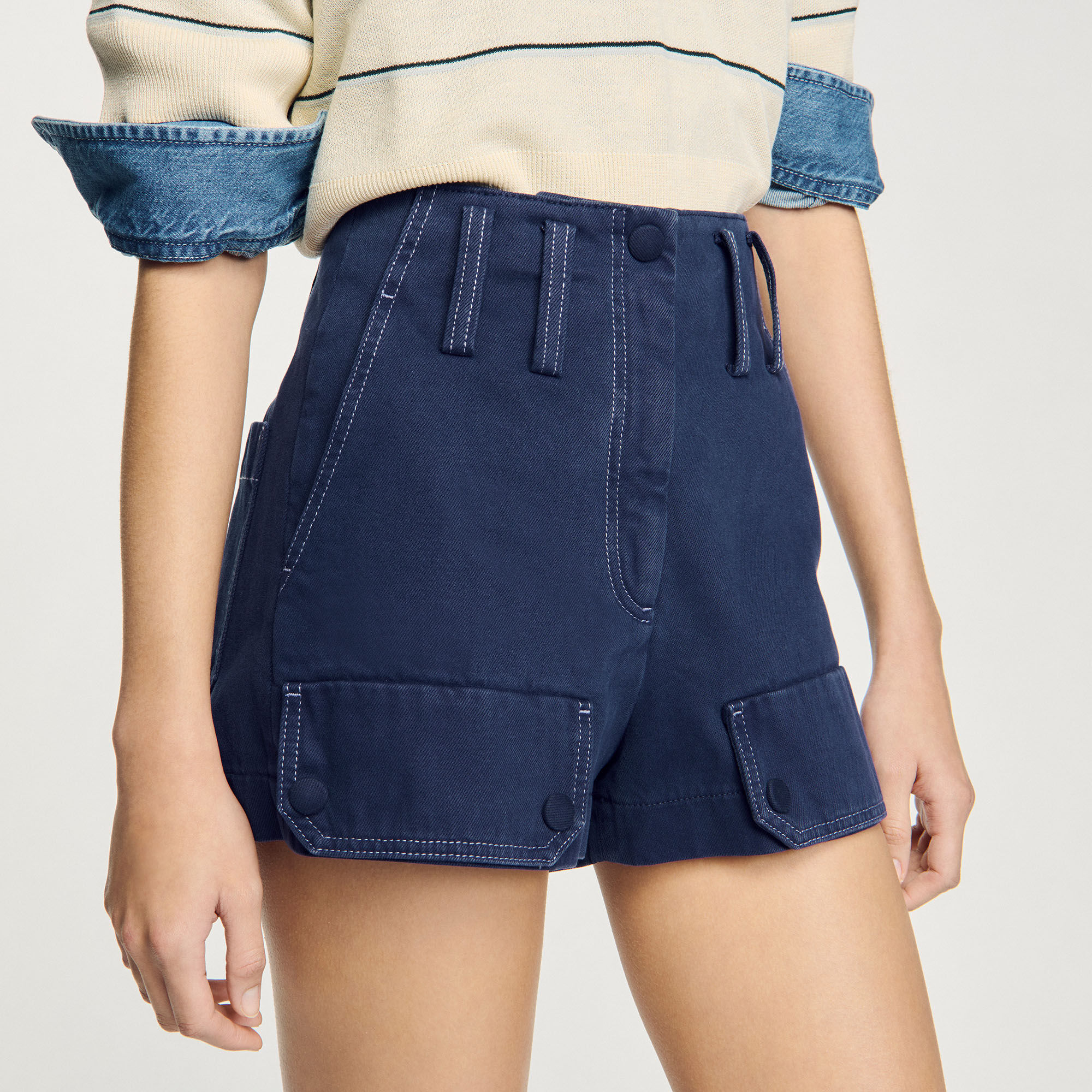 Pantalón corto cargo