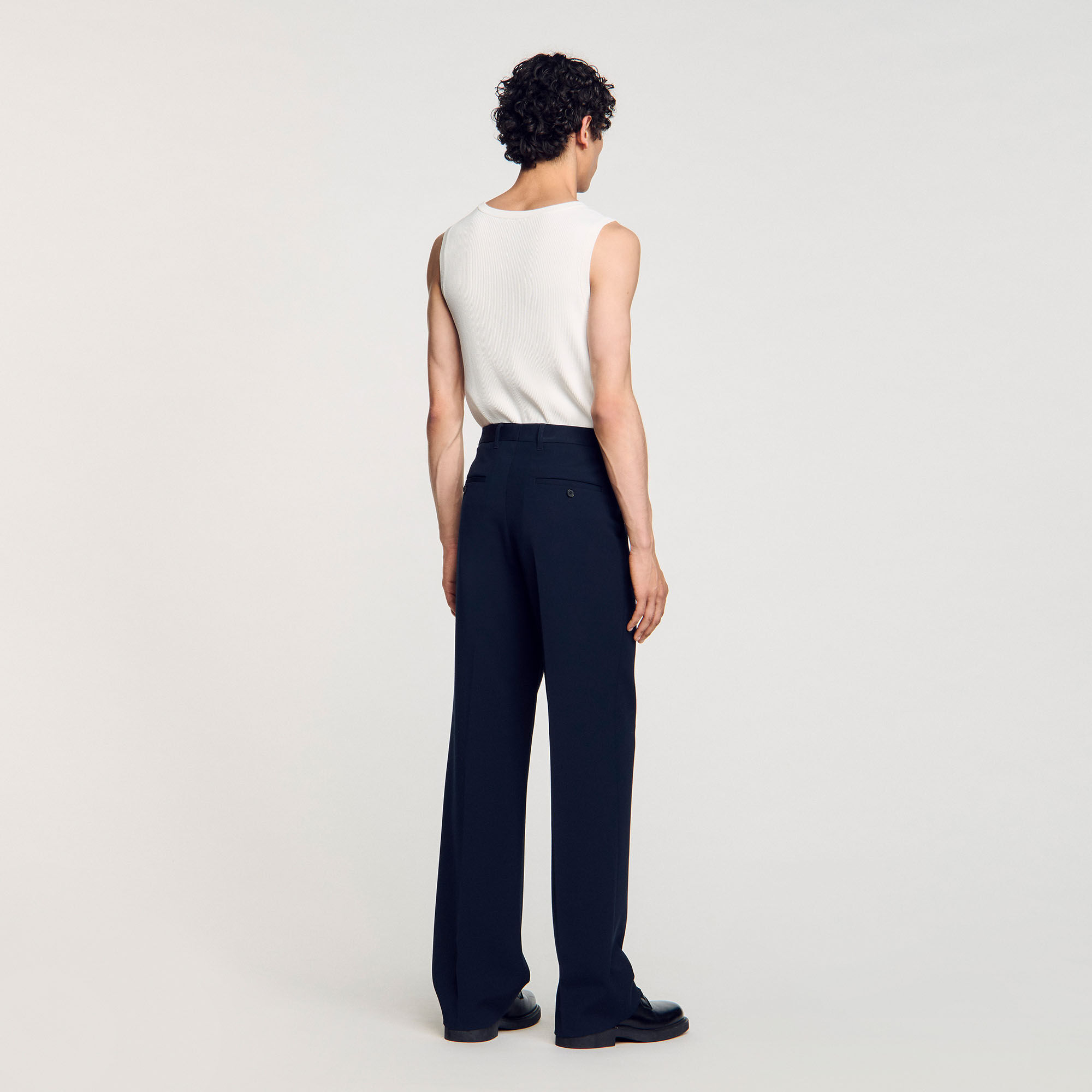 Pantalón de traje de lana