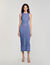 Vestido midi de punto