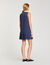 Vestido corto a rayas