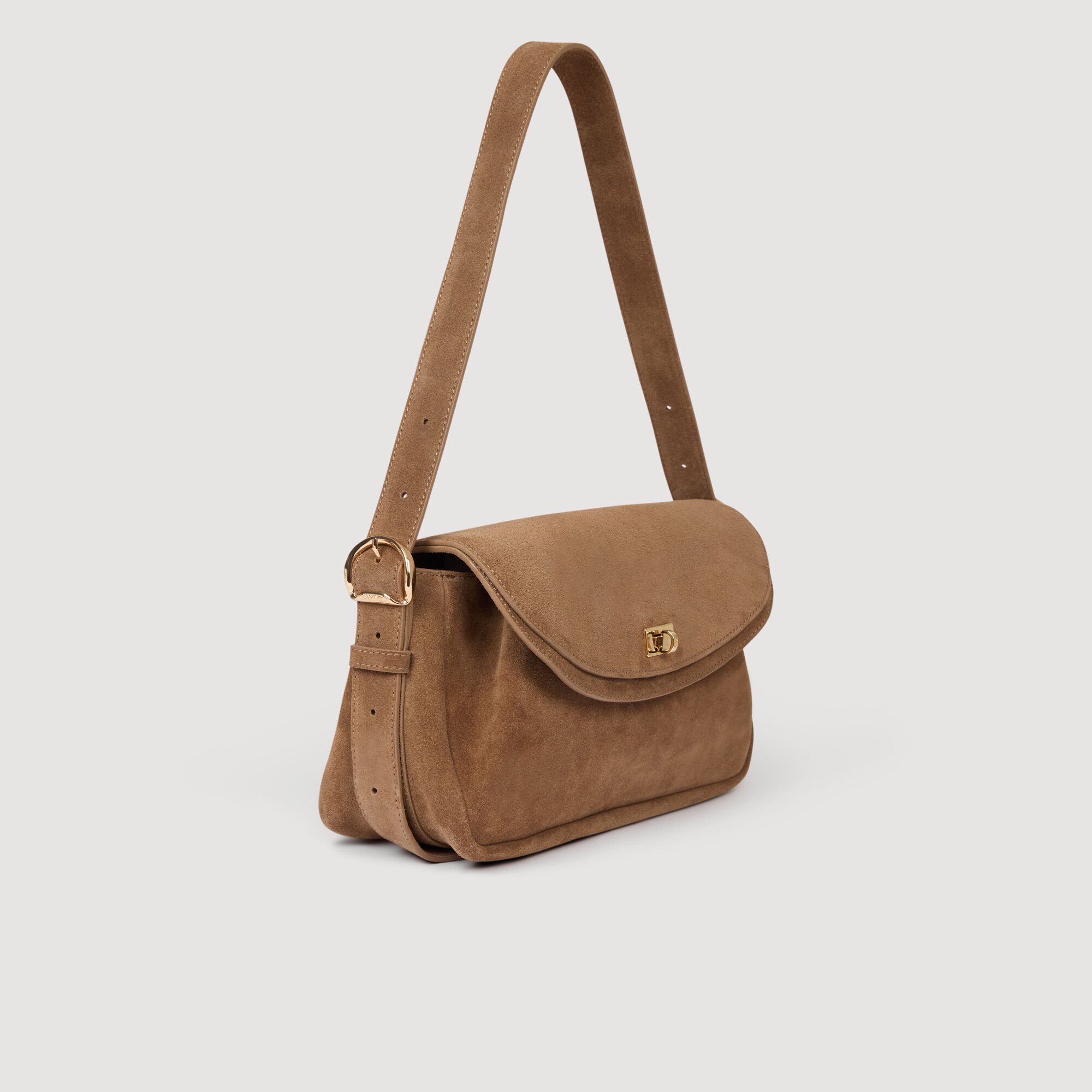 Bolso de cuero de ante Le Mambo