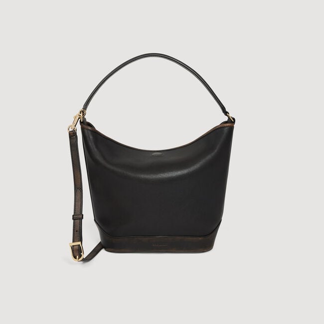 Bolso de cuero envejecido TANGOSO - Mujer | Sandro