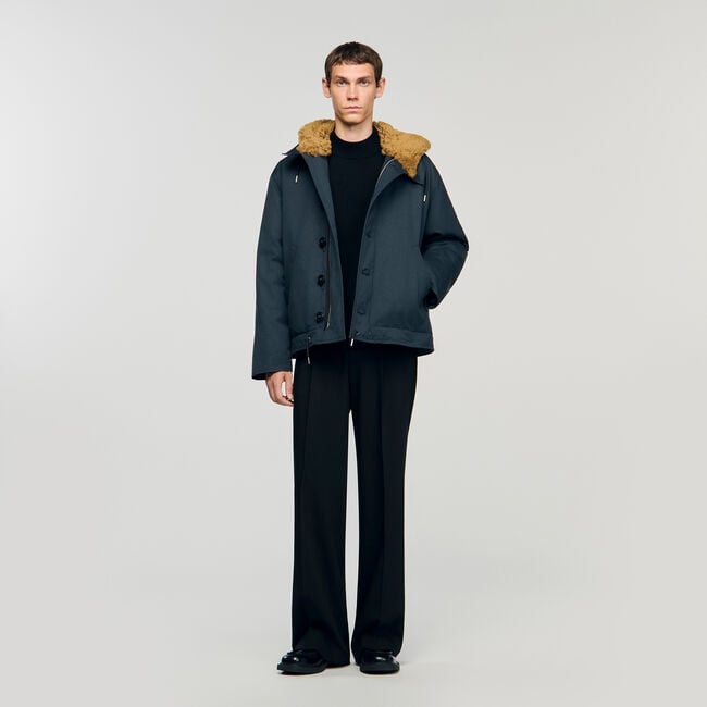Parka de algodón con capucha