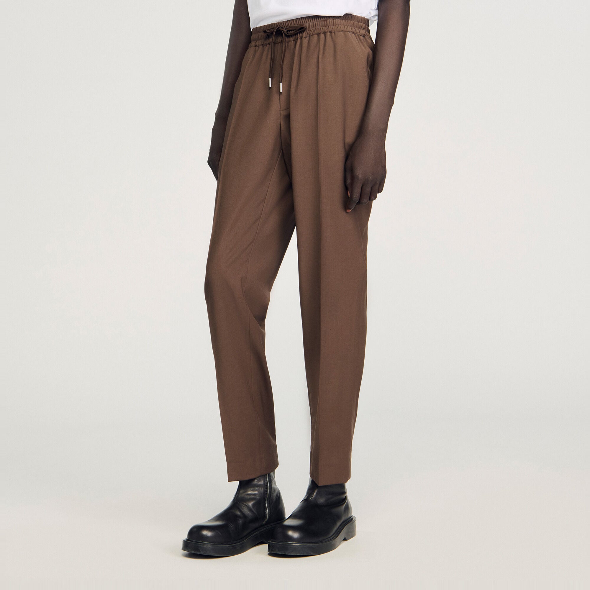 Pantal&oacute;n recto el&aacute;stico - Hombre | Sandro