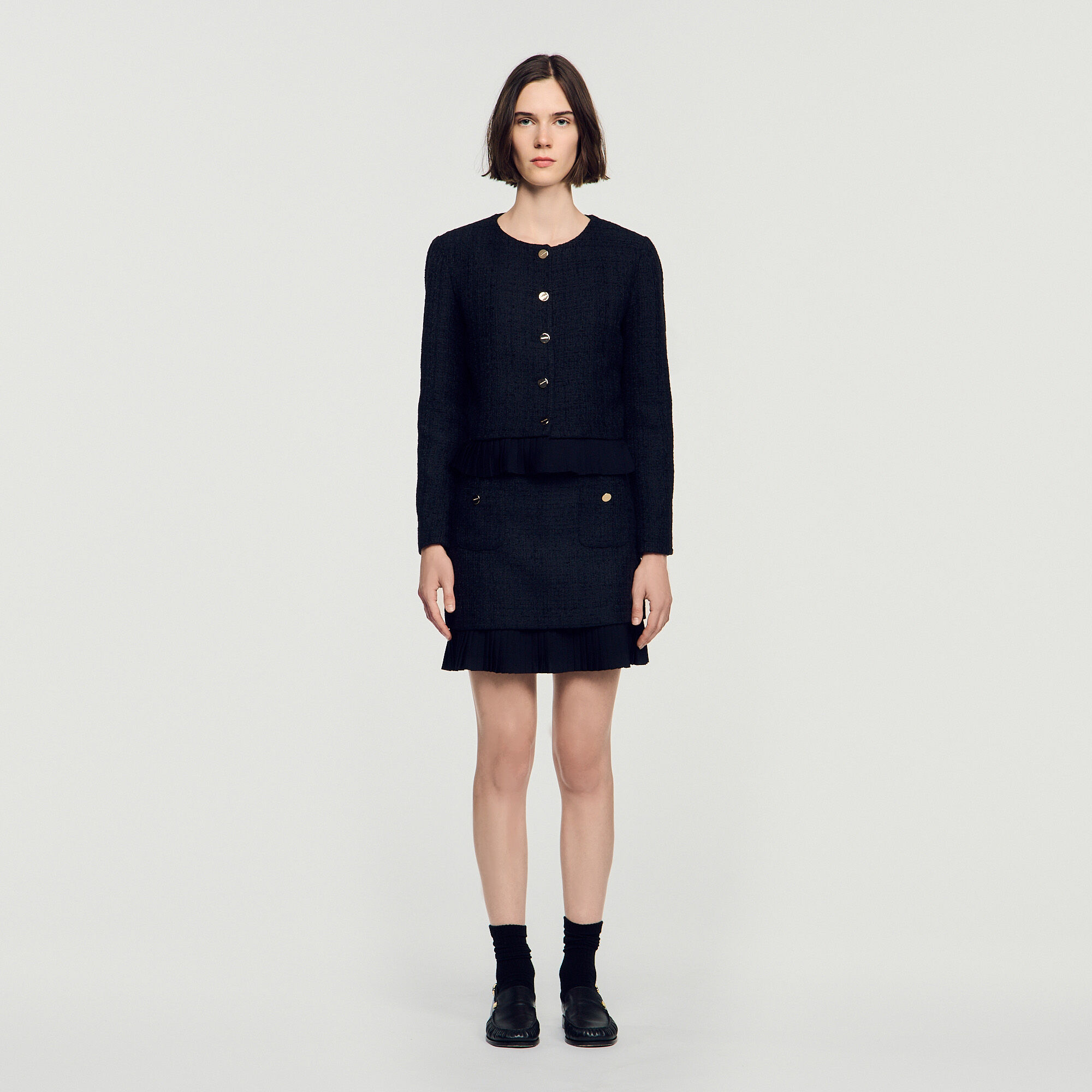 Chaqueta de tweed 2 en 1 - Mujer | Sandro