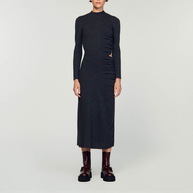 Vestido largo de punto