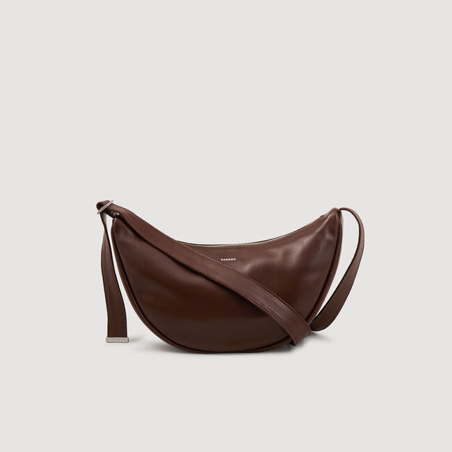 Bolso hobo pequeño de cuero