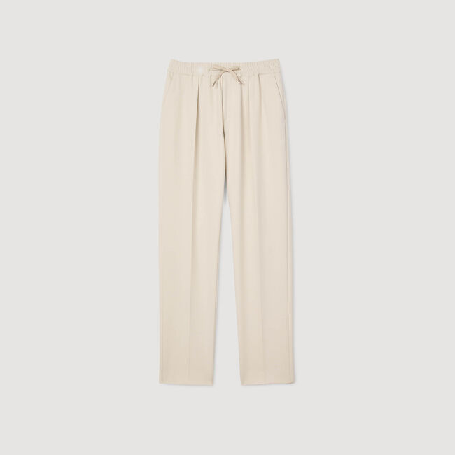 Pantalón recto elástico