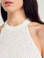 Top de punto decorado con perlas