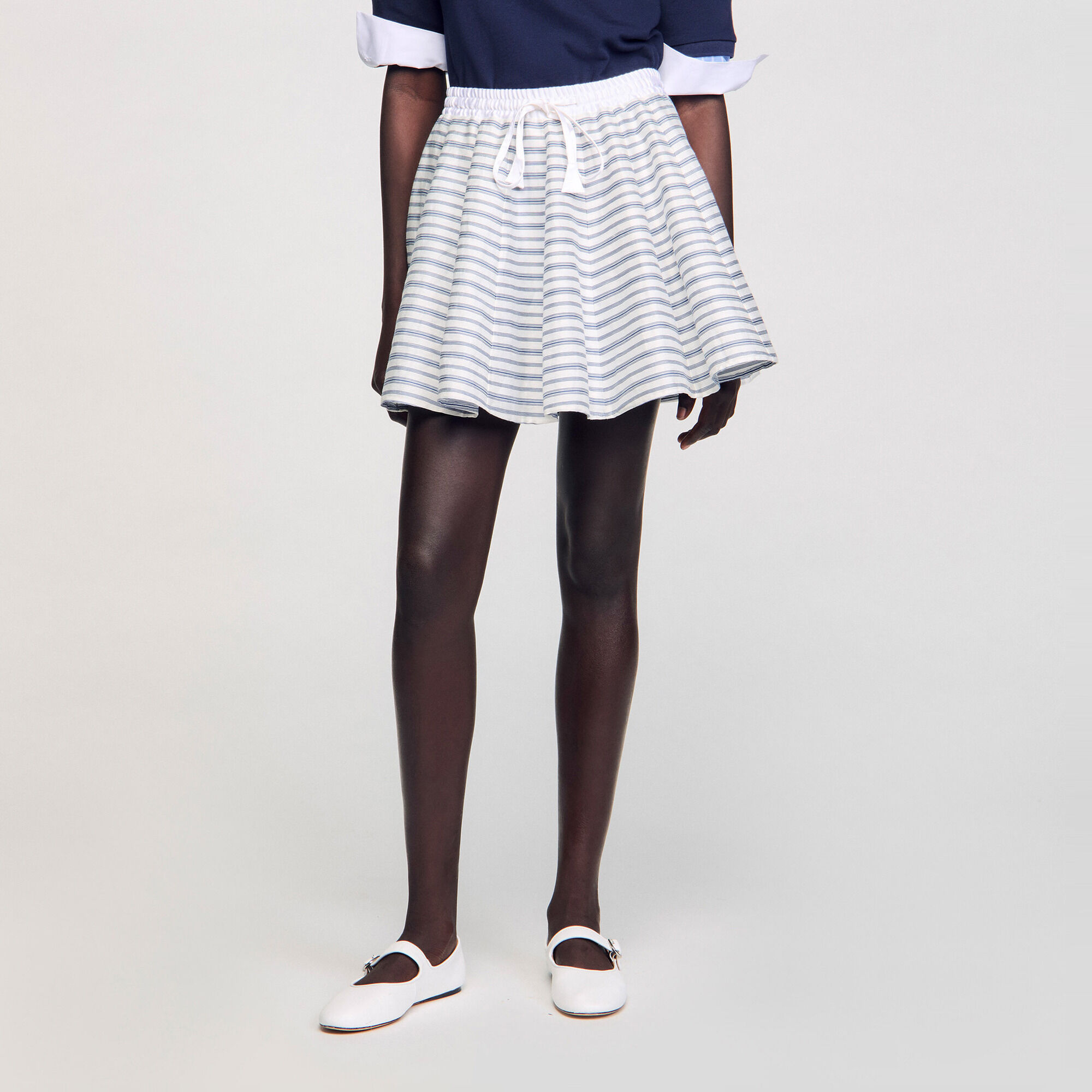 Falda skater con espirales - Mujer | Sandro