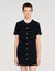 Vestido corto con cuello amovible