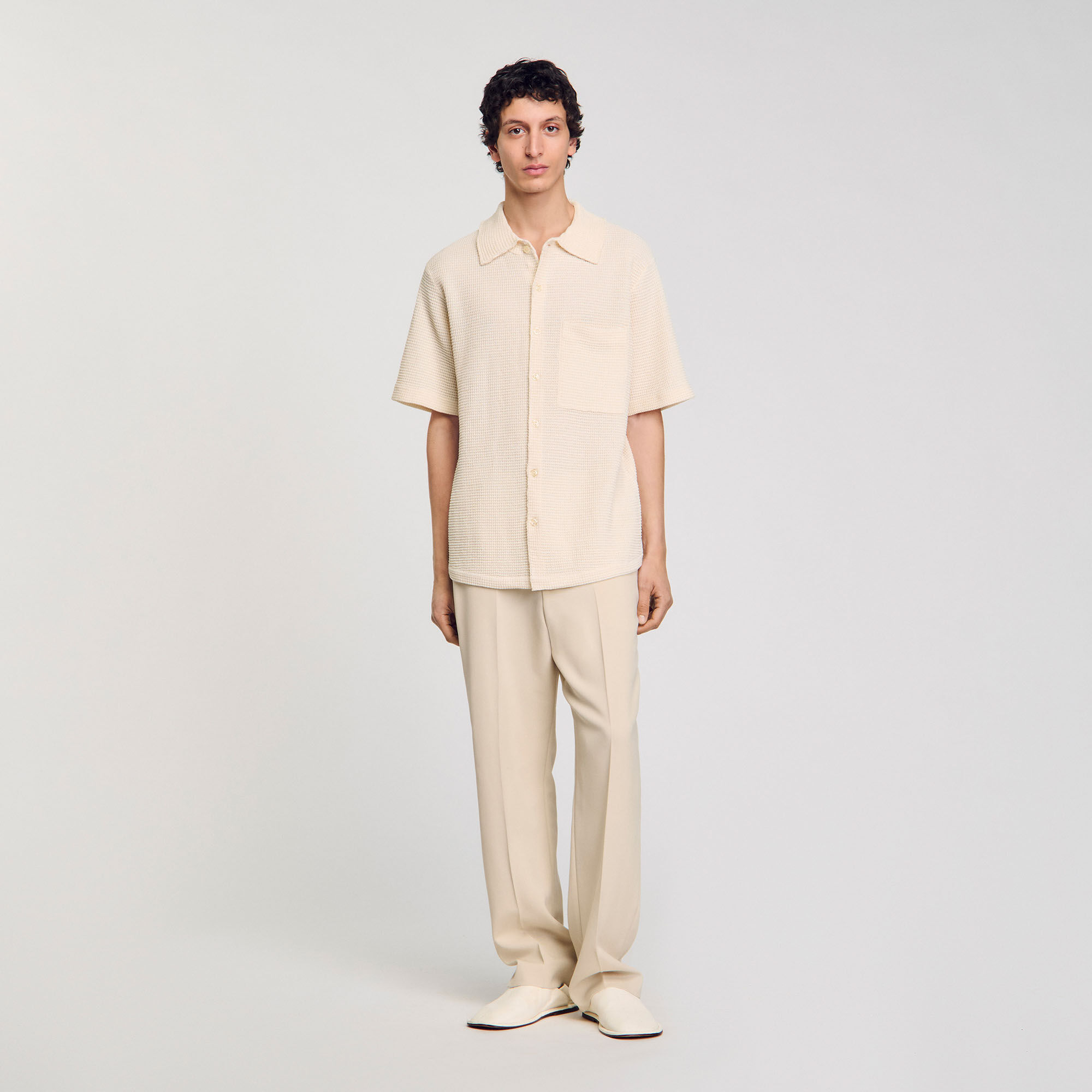 Camisa de nido de abeja