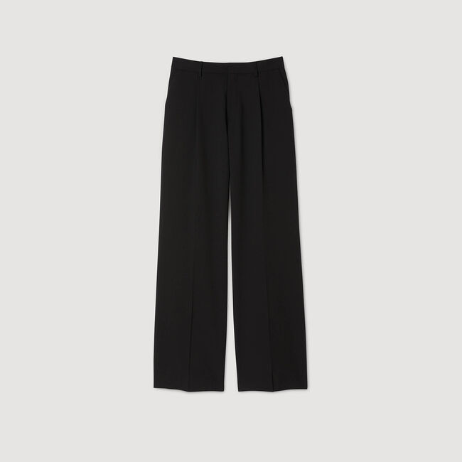 Pantalón ancho de pinzas