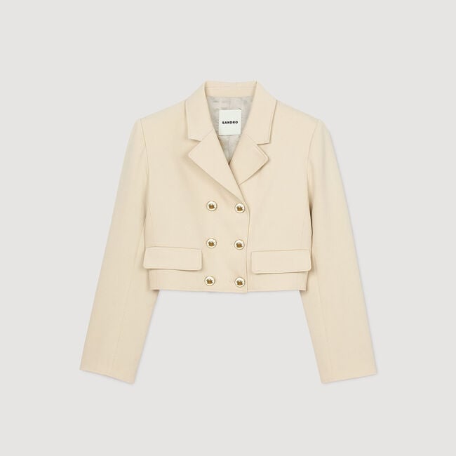 Chaqueta corta con botones