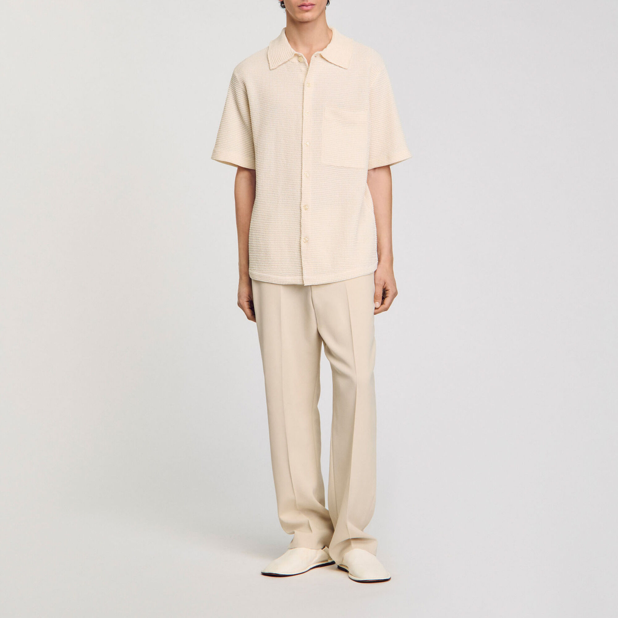 Camisa de nido de abeja