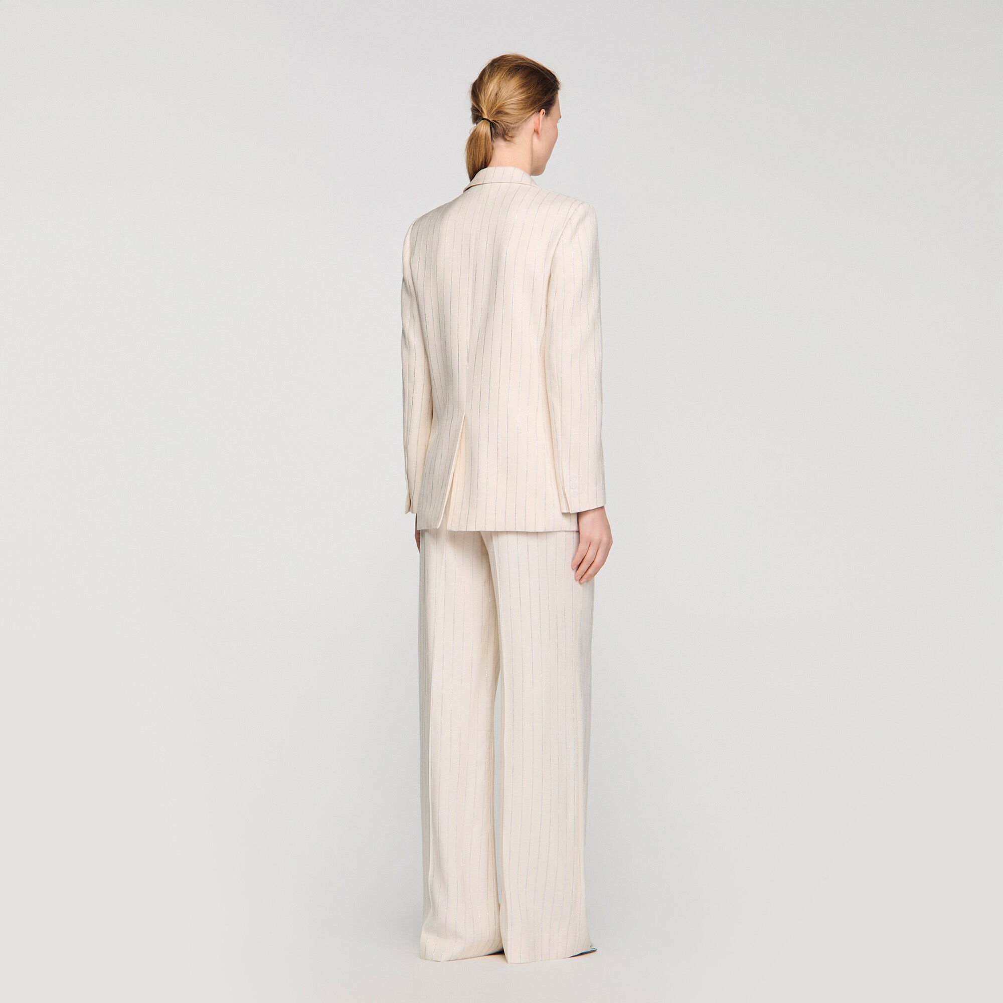 Chaqueta sastre de rayas