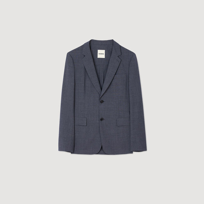 Chaqueta de traje en lana