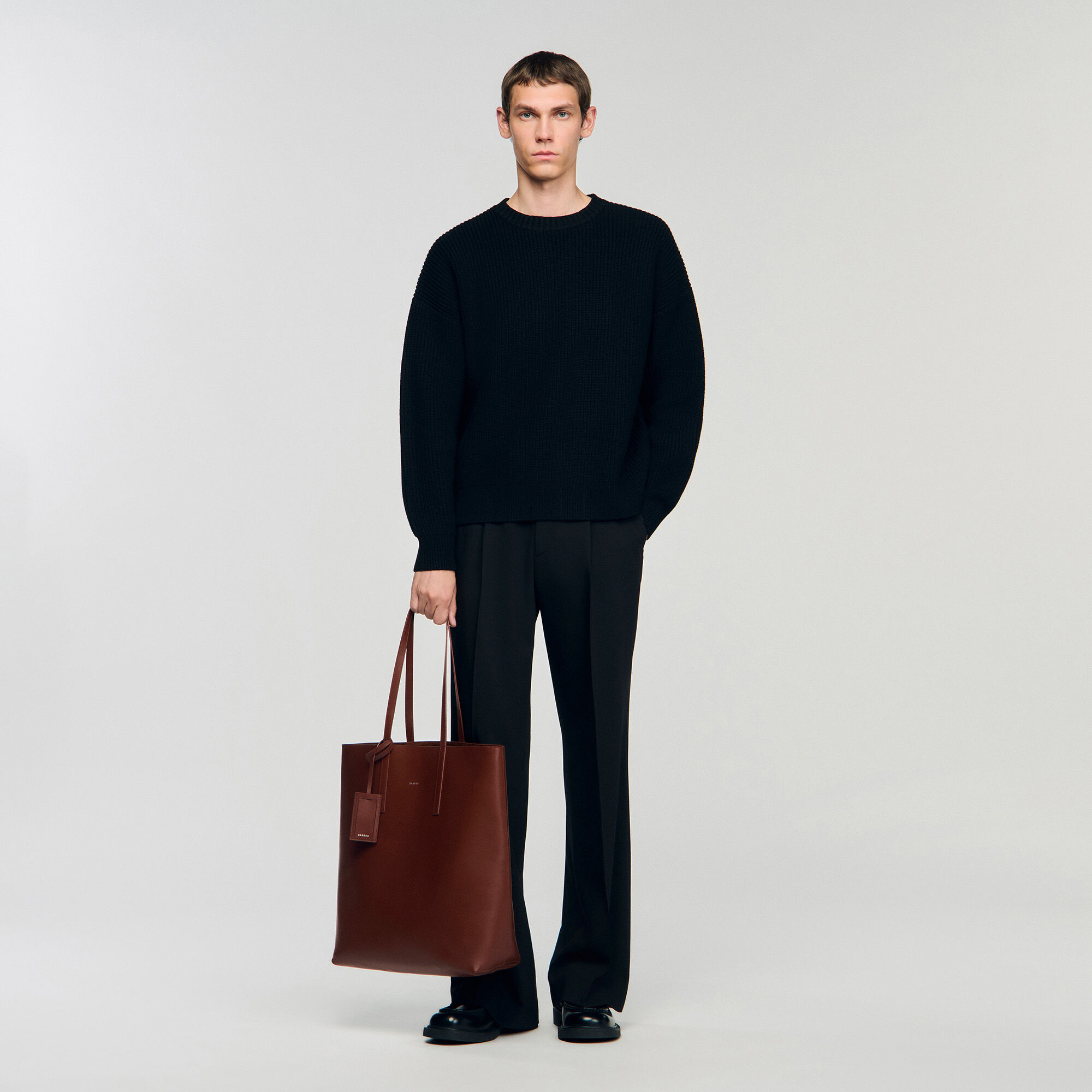Bolso tote de cuero