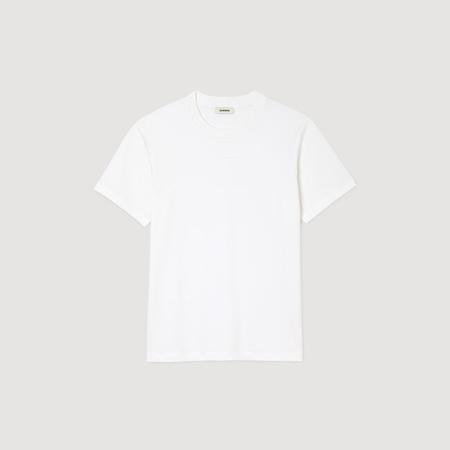 Camiseta de algodón con logotipo